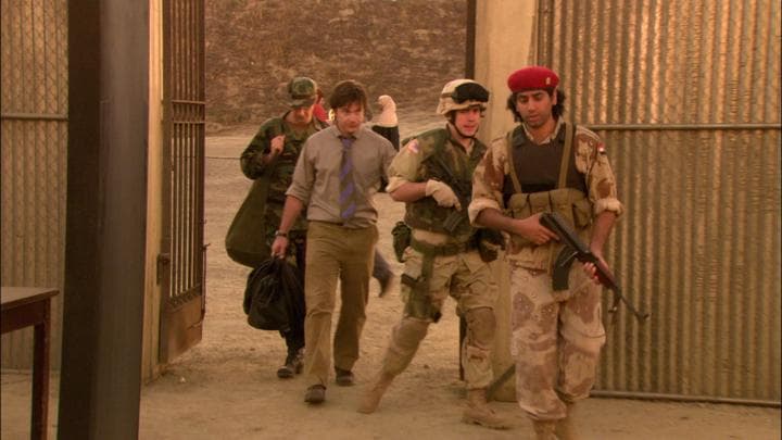 They arrived at the prison the Americans  were training Iraqis to run.