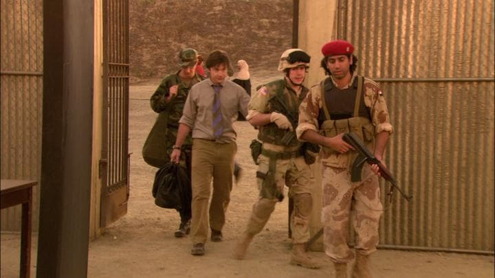 They arrived at the prison the Americans  were training Iraqis to run.