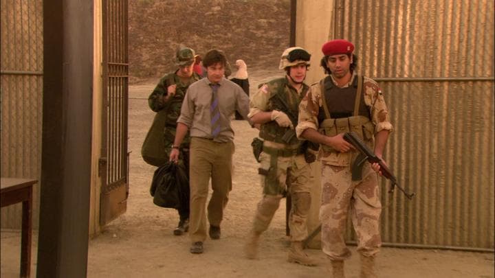 They arrived at the prison the Americans  were training Iraqis to run.