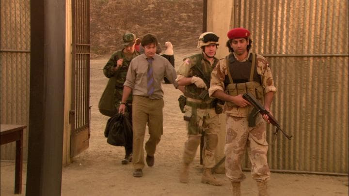 They arrived at the prison the Americans  were training Iraqis to run.