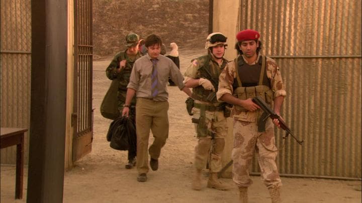 They arrived at the prison the Americans  were training Iraqis to run.