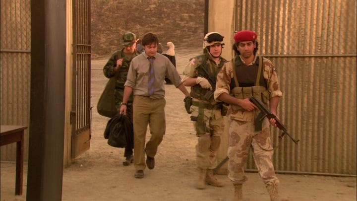 They arrived at the prison the Americans  were training Iraqis to run.