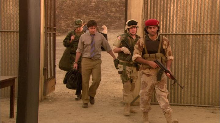 They arrived at the prison the Americans  were training Iraqis to run.