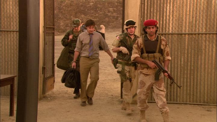 They arrived at the prison the Americans  were training Iraqis to run.