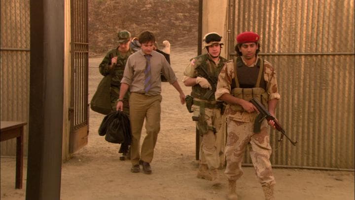 They arrived at the prison the Americans  were training Iraqis to run.