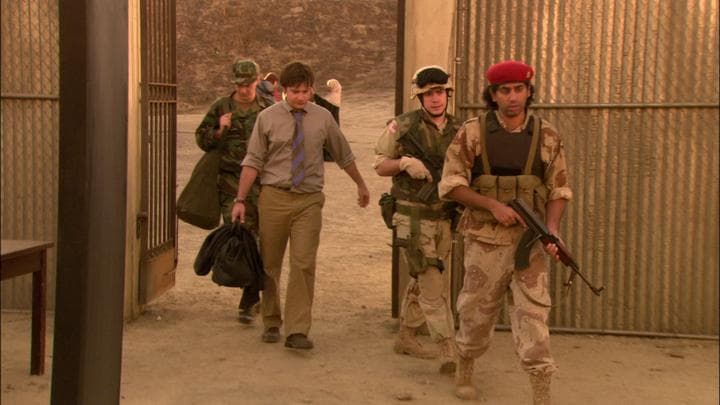 They arrived at the prison the Americans  were training Iraqis to run.