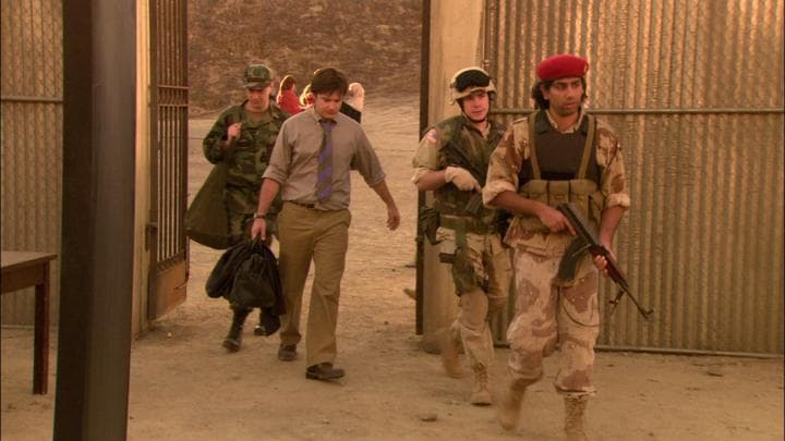 They arrived at the prison the Americans  were training Iraqis to run.