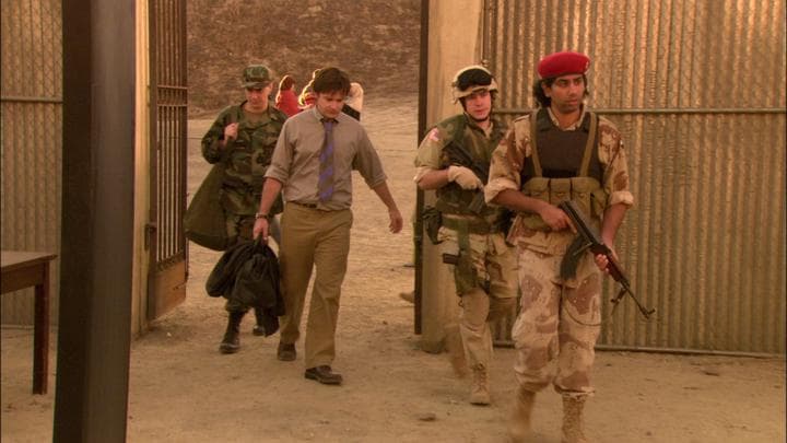 They arrived at the prison the Americans  were training Iraqis to run.