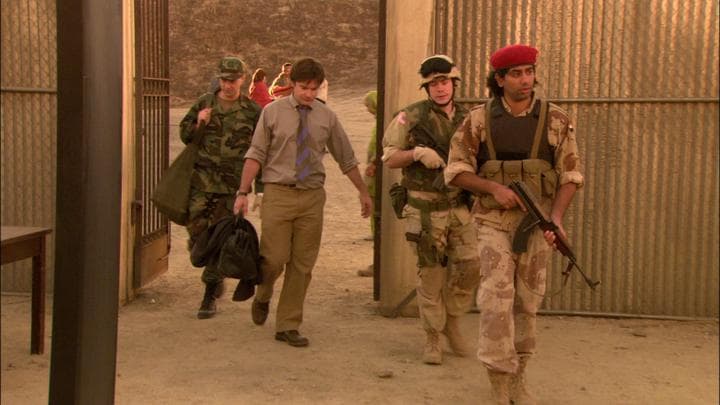 They arrived at the prison the Americans  were training Iraqis to run.