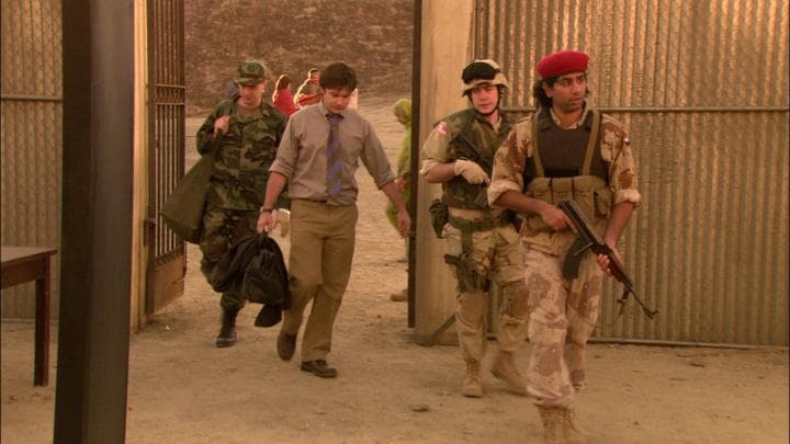 They arrived at the prison the Americans  were training Iraqis to run.