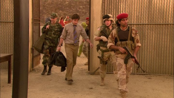 They arrived at the prison the Americans  were training Iraqis to run.