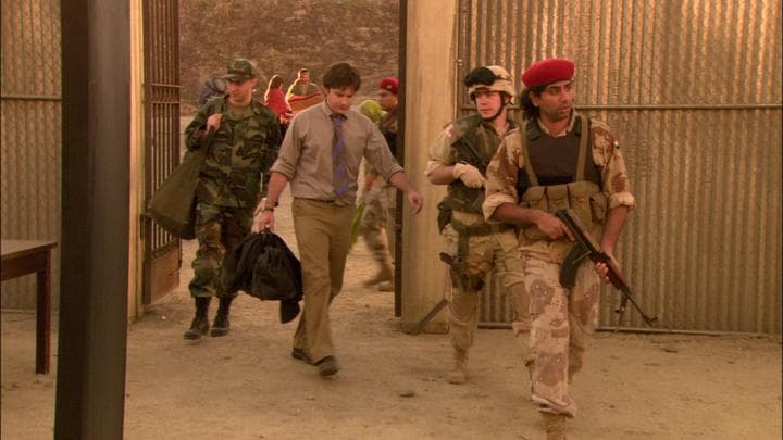 They arrived at the prison the Americans  were training Iraqis to run.