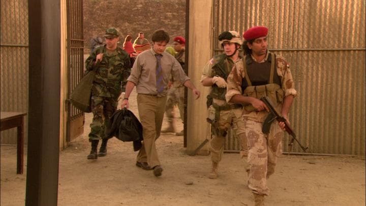 They arrived at the prison the Americans  were training Iraqis to run.