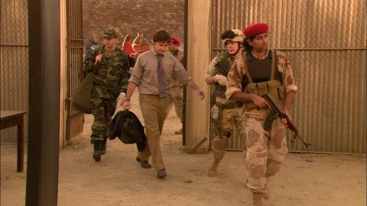 They arrived at the prison the Americans  were training Iraqis to run.