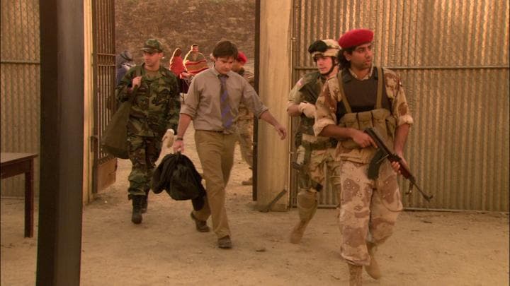 They arrived at the prison the Americans  were training Iraqis to run.