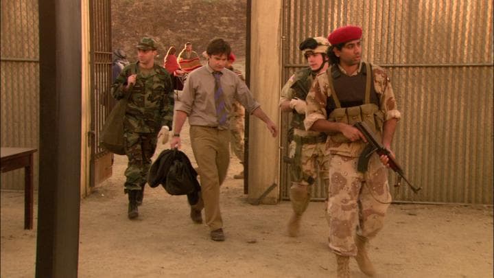 They arrived at the prison the Americans  were training Iraqis to run.