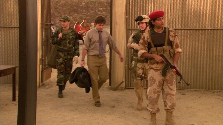 They arrived at the prison the Americans  were training Iraqis to run.