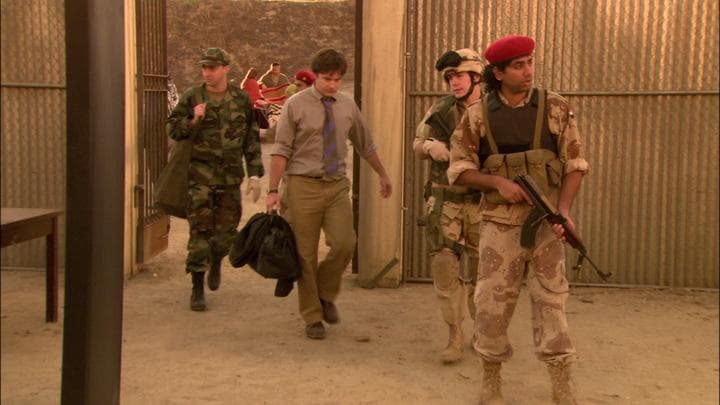 They arrived at the prison the Americans  were training Iraqis to run.