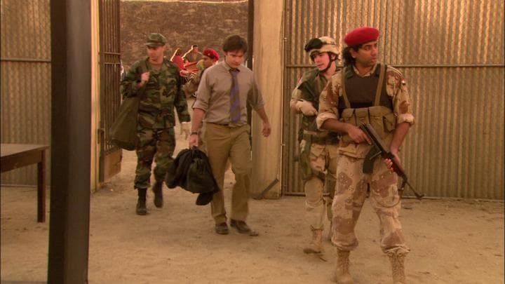 They arrived at the prison the Americans  were training Iraqis to run.