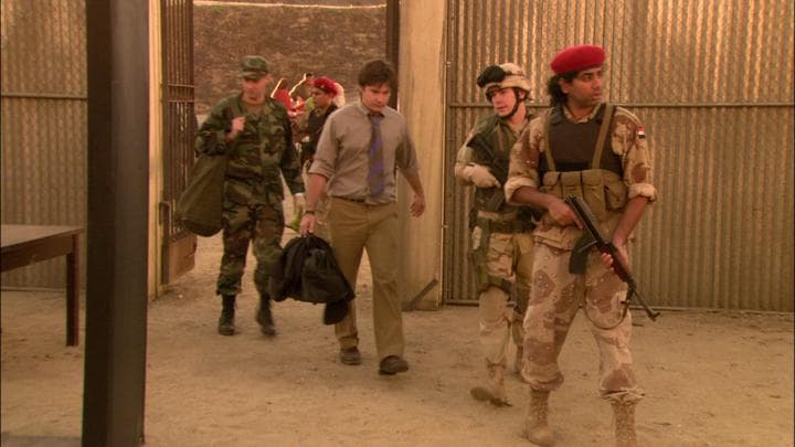 They arrived at the prison the Americans  were training Iraqis to run.