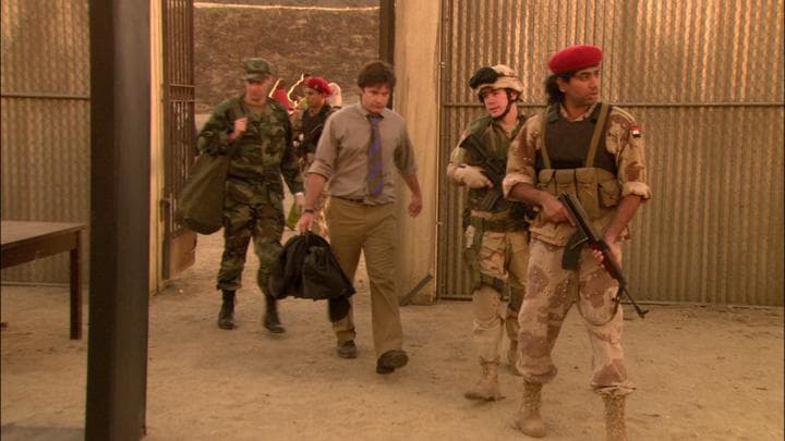 They arrived at the prison the Americans  were training Iraqis to run.