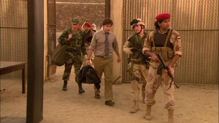 They arrived at the prison the Americans  were training Iraqis to run.