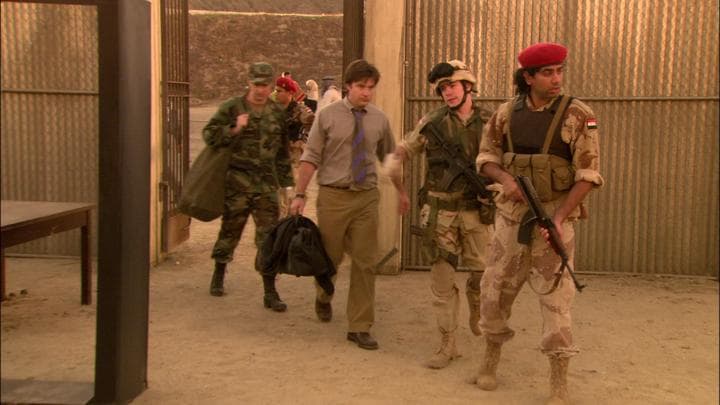 They arrived at the prison the Americans  were training Iraqis to run.