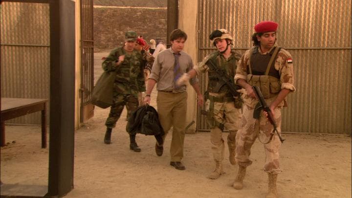 They arrived at the prison the Americans  were training Iraqis to run.