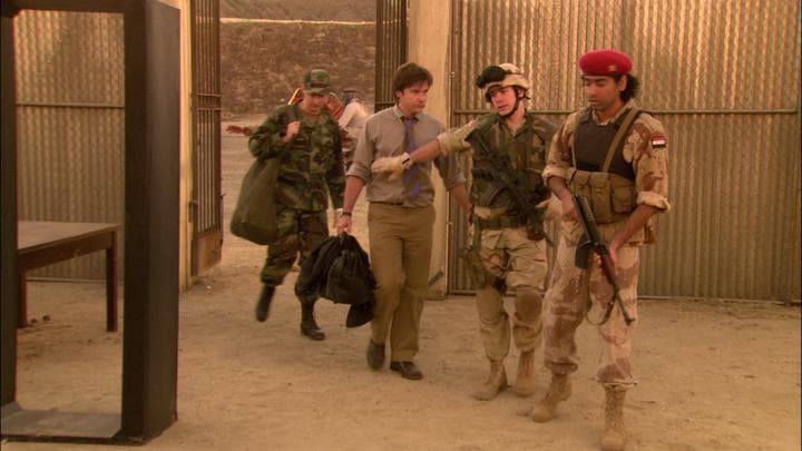 They arrived at the prison the Americans  were training Iraqis to run.