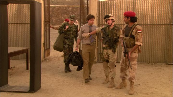 They arrived at the prison the Americans  were training Iraqis to run.