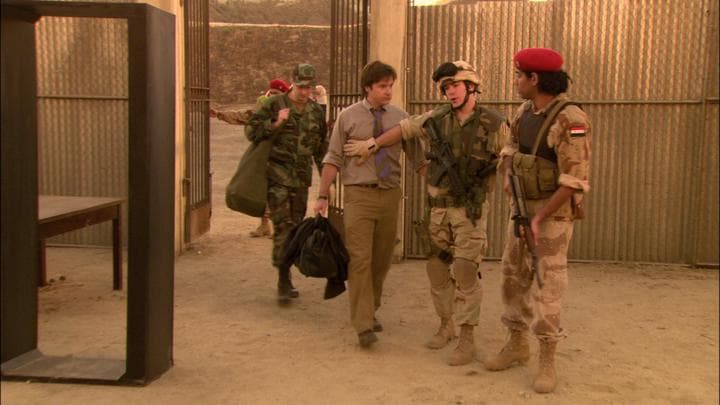 They arrived at the prison the Americans  were training Iraqis to run.