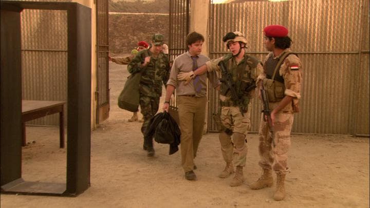 They arrived at the prison the Americans  were training Iraqis to run.