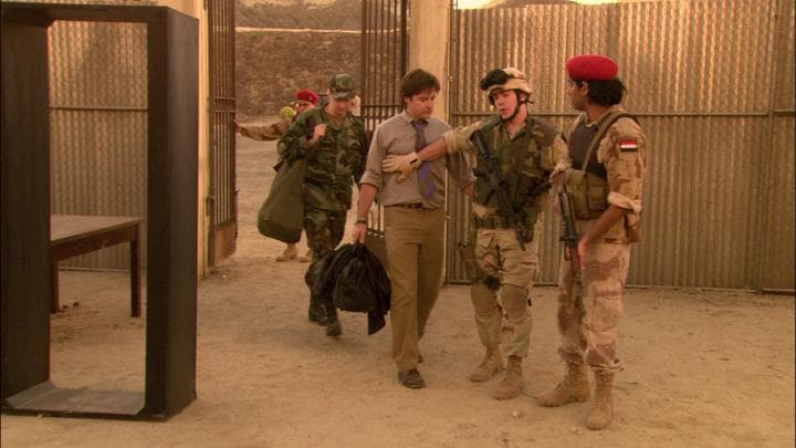 They arrived at the prison the Americans  were training Iraqis to run.