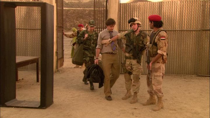 They arrived at the prison the Americans  were training Iraqis to run.