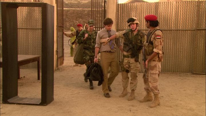 They arrived at the prison the Americans  were training Iraqis to run.