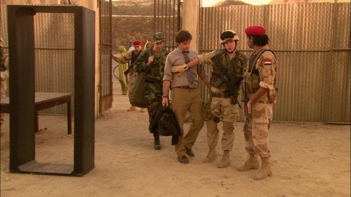 They arrived at the prison the Americans  were training Iraqis to run.