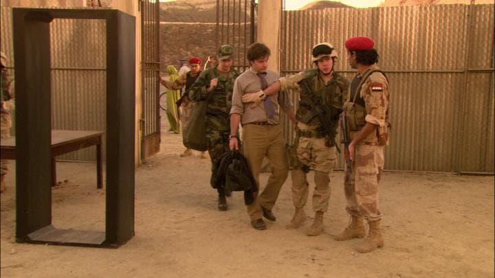 They arrived at the prison the Americans  were training Iraqis to run.