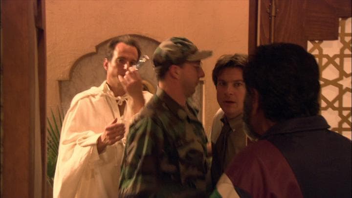 Michael was in Iraq  when he came across a familiar face.