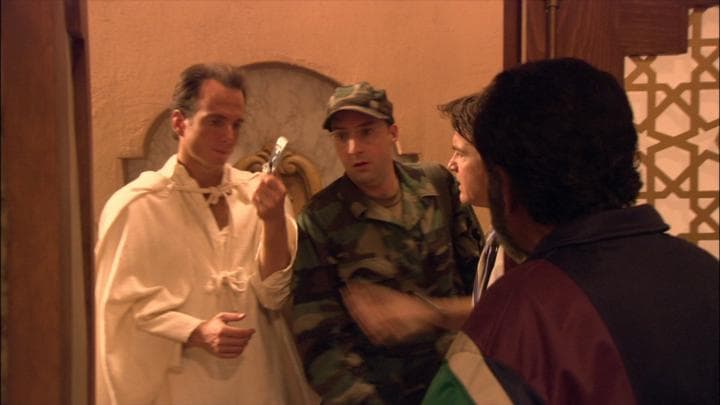 Michael was in Iraq  when he came across a familiar face.