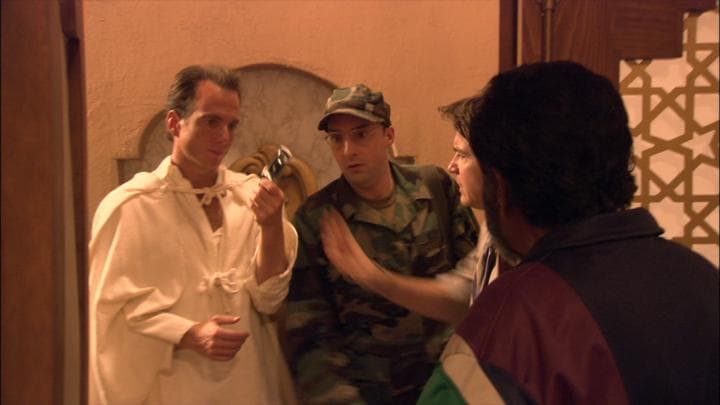 Michael was in Iraq  when he came across a familiar face.