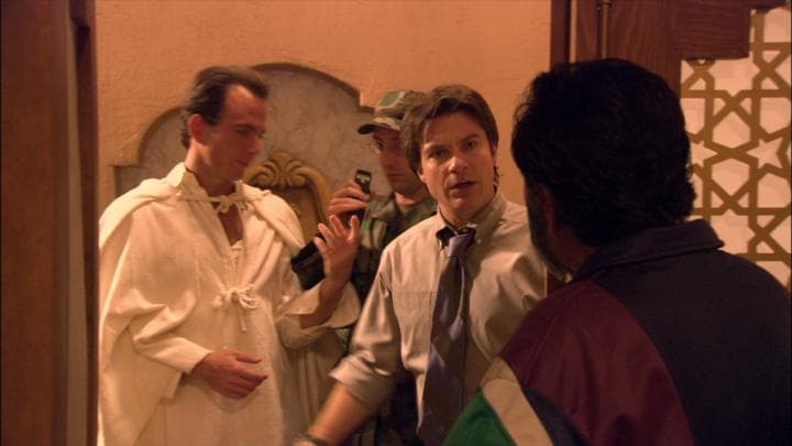 Michael was in Iraq  when he came across a familiar face.