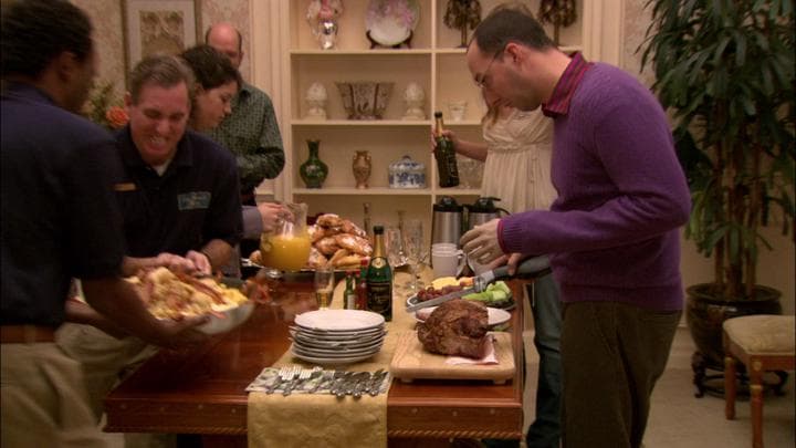 And so the family gathered for a celebratory  brunch, catered by a local restaurant.