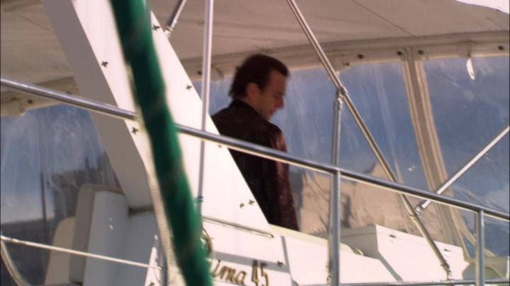 - Gob!  - When he saw Gob on a party boat of his own.